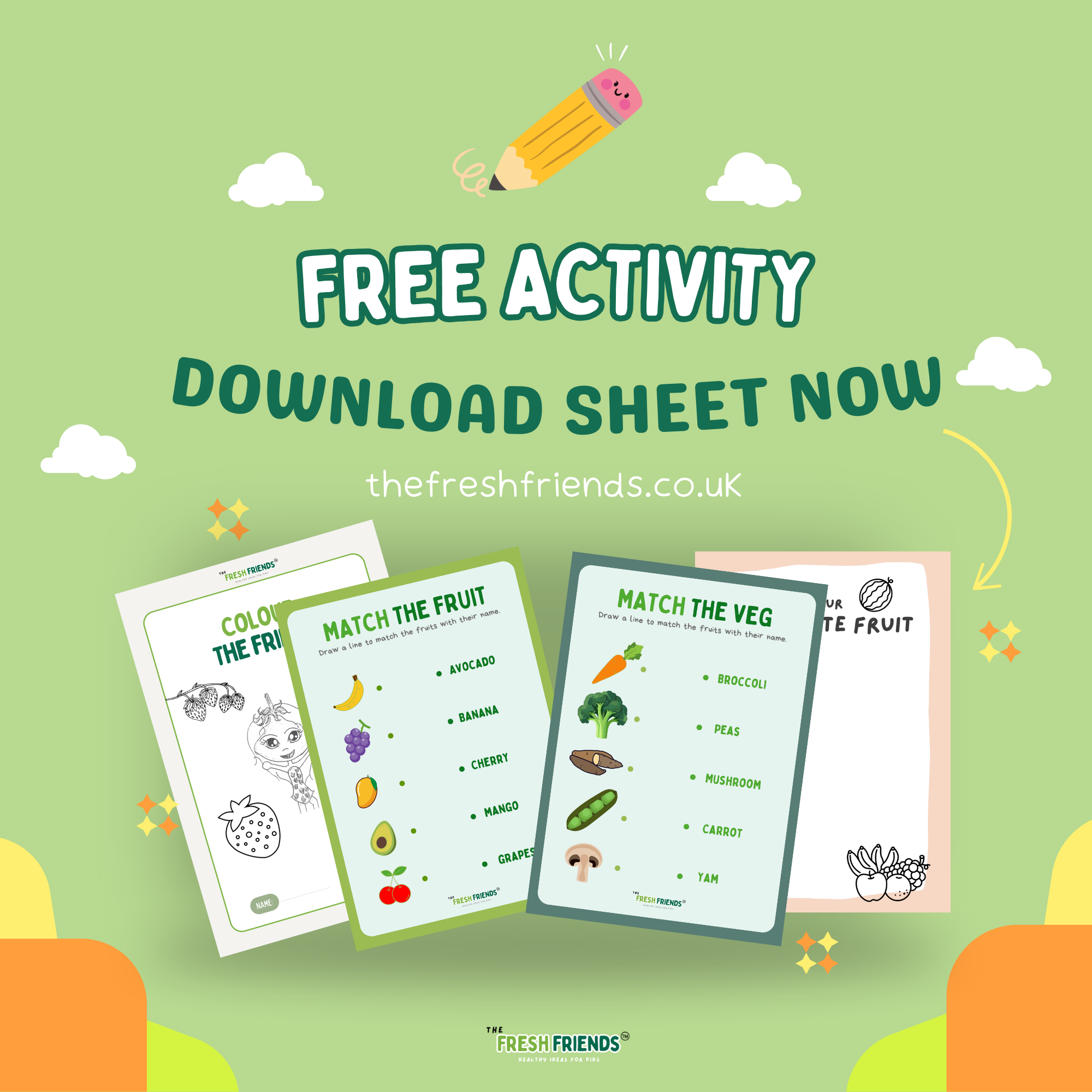 FREE Activity sheet – The Fresh Friends